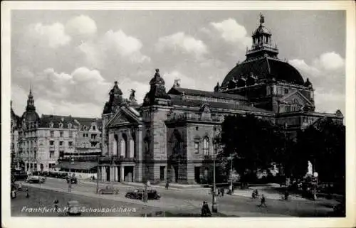 Ak Frankfurt am Main, Schauspielhaus