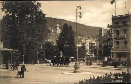 Ak Baden Baden am Schwarzwald, Kaiser-Allee