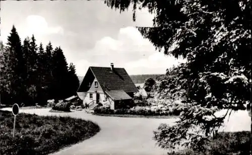 Ak Klein Eisenbach im Schwarzwald, Cafe Waldhüsle