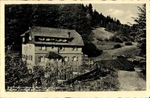 Ak Maisenbach Zaina Bad Liebenzell im Schwarzwald, Maisenbacher Sägmühle, Gasthaus und Pension