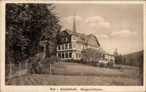 Ak Bad Salzdetfurth in Niedersachsen, Bergschlösschen