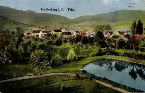 Ak Stecklenberg Thale im Harz, Totalansicht