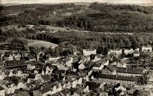 Ak Bad Kösen Naumburg an der Saale, Gesamtansicht, Blick vom Bergschlösschen