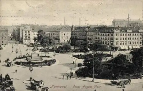 Ak Hannover in Niedersachsen, Ernst August-Platz