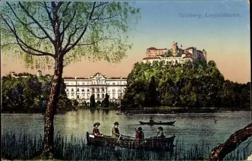 Ak Leopoldskron Salzburg in Österreich, Schloss