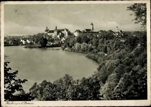 Ak Neuburg an der Donau Oberbayern, Teilansicht