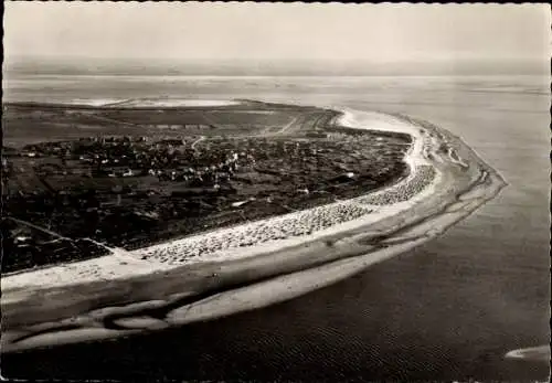 Ak Nordseebad Langeoog Ostfriesland, Totalansicht