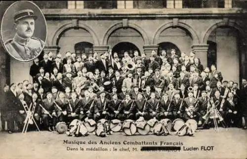 Ak Musique des Anciens Combattants Francais, Lucien Flot