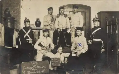 Foto Ak Deutsche Soldaten in Uniformen, Infanterie-Regiment 55