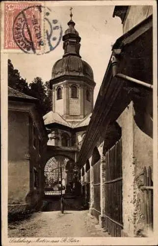 Ak Sankt Peter Salzburg in Österreich, Stiftskirche