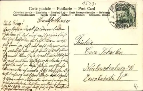 Ak Frankfurt an der Oder, Hohenzollernplatz