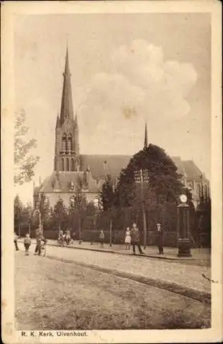 Ak Ulvenhout Nordbrabant Niederlande, Kirche