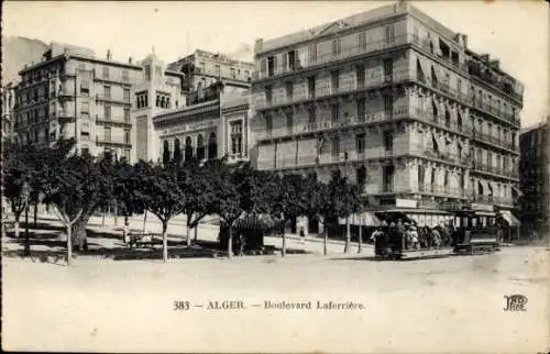 Ak Algier Algerien, Boulevard Laferrière