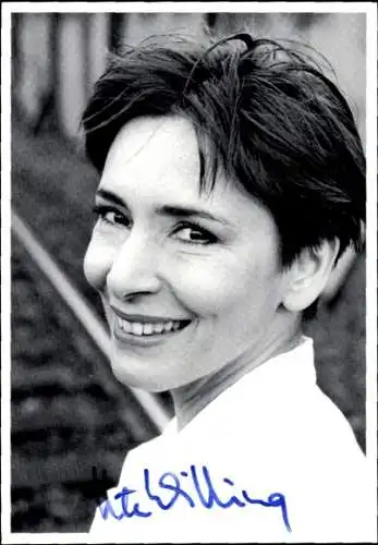 Ak Schauspielerin Ute Willing, Portrait, Autogramm
