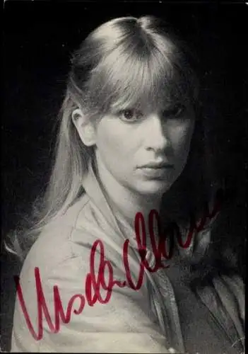 Ak Sängerin Ursela Monn, Portrait, Autogramm, Ariola Schallplatten