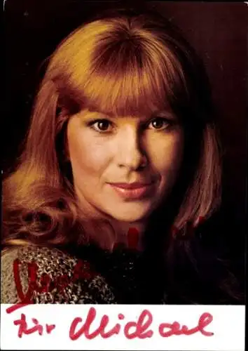 Ak Sängerin Ursela Monn, Portrait, Autogramm