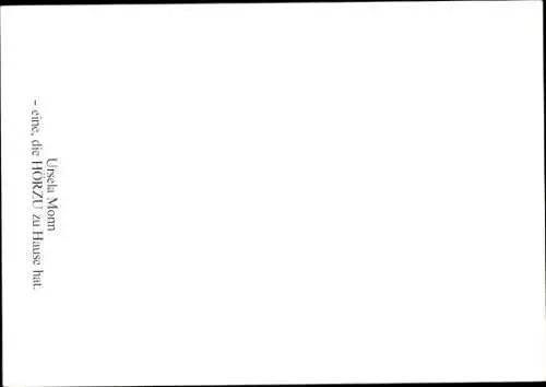 Ak Sängerin Ursela Monn, Portrait, Autogramm