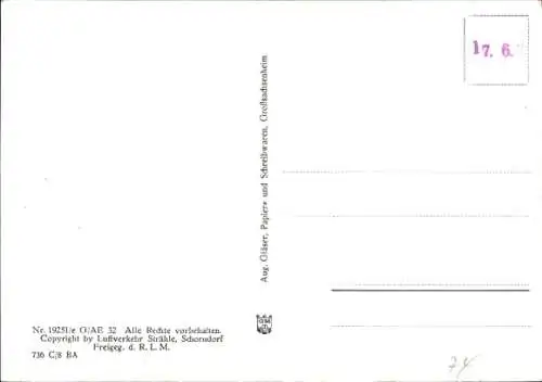 Ak Großsachsenheim Sachsenheim in Württemberg, Fliegeraufnahme