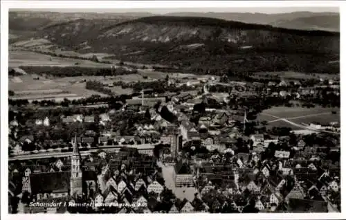 Ak Schorndorf im Remstal Württemberg, Fliegeraufnahme