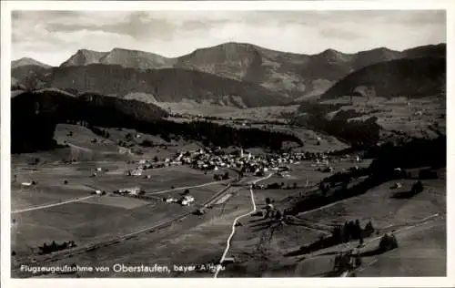 Ak Oberstaufen im Allgäu, Fliegeraufnahme