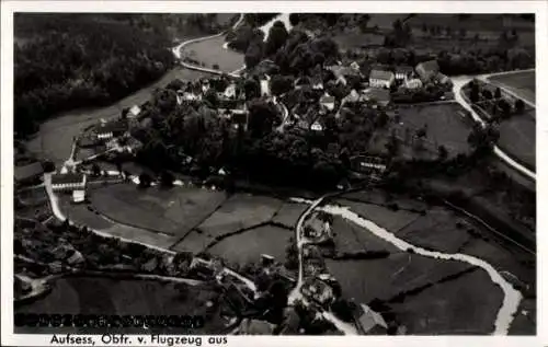 Ak Aufsess Aufseß in Oberfranken, Fliegeraufnahme