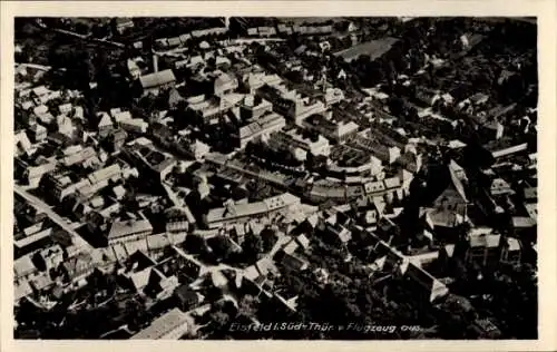 Ak Eisfeld in Thüringen, Fliegeraufnahme