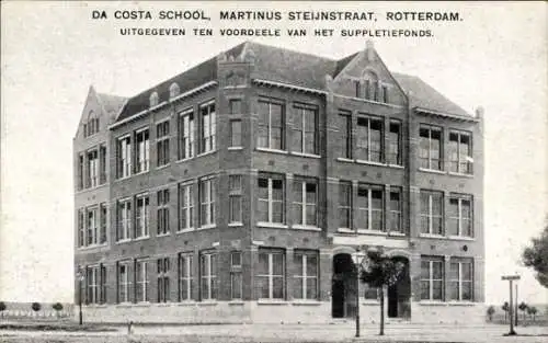 Ak Rotterdam Südholland Niederlande, Da Costa Schule, Martinus Steijnstraat