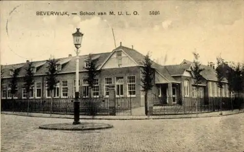 Ak Beverwijk Nordholland Niederlande, Schule von MULO