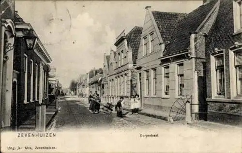 Ak Zevenhuizen Südholland, Dorpstraat