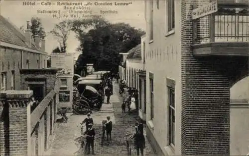 Ak De Bommel Südholland, Hotel Café de Gouden Leeuw