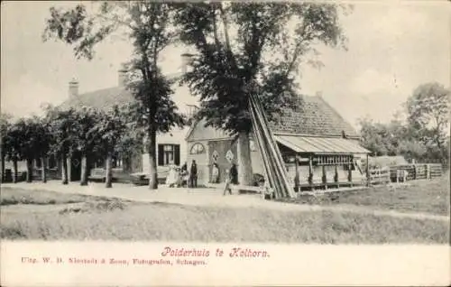 Ak Kolhorn Nordholland Niederlande, Polderhuis