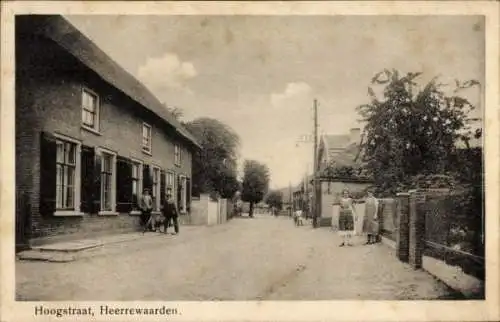 Ak Heerewaarden Heerewarden Gelderland, Hoogstraat