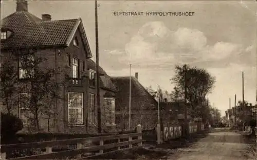 Ak Hyppolitushoef Hippolytushoef Wieringen Nordholland Niederlande, Elftstraat