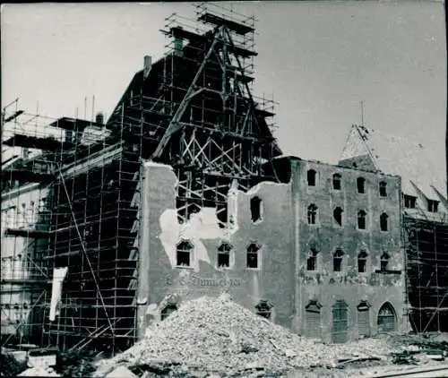 Foto Zwickau in Sachsen, Gebäude, Baustelle, Geschäft, Kaffeerösterei