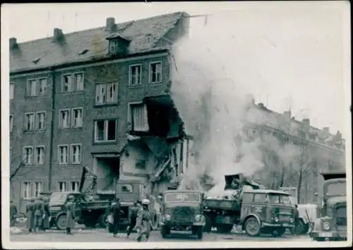 Foto Zwickau in Sachsen, Gas-Explosion, Franz-Mehring-Straße