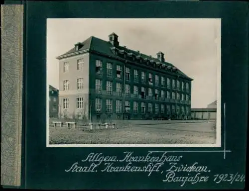 Foto Zwickau in Sachsen, Allgemeines Krankenhaus, Krankenstift, Baujahre 1923/1924