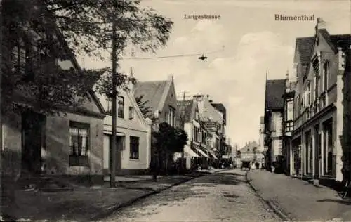 Ak Blumenthal Hansestadt Bremen, Langestraße