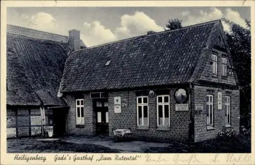 Ak Heiligenberg Bruchhausen Vilsen Niedersachsen, Gode´s Gasthof Zum Rutental