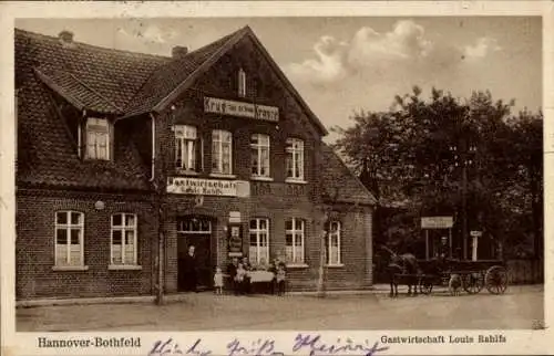 Ak Bothfeld Hannover in Niedersachsen, Gastwirtschaft Krug zum grünen Kranze