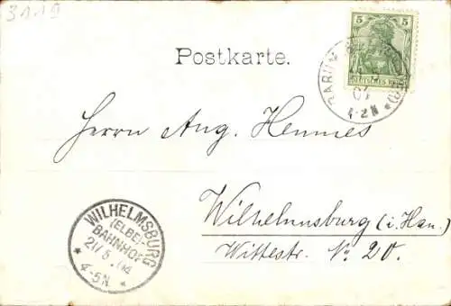 Ak Barum Landkreis Uelzen Niedersachsen, Haus Otto Vogt, Pfarrhaus