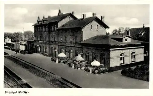 Ak Wulften am Harz Niedersachsen, Bahnhof