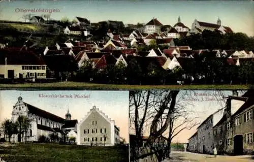 Ak Oberelchingen Elchingen in Schwaben, Klosterkirche, Pfarrhof, Klosterbrauerei, Bes. J. Eisenlauer