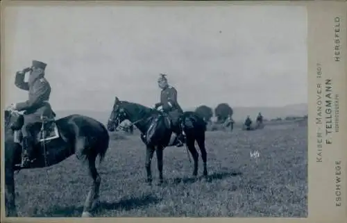 Kabinett Foto Kaisermanöver 1897, Ulan