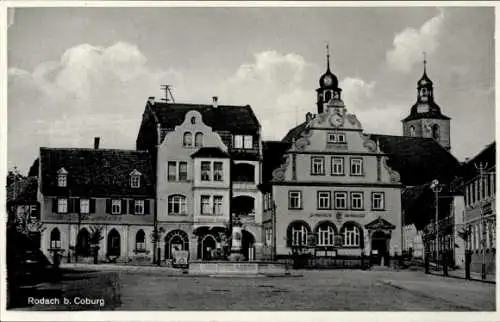 Ak Bad Rodach Oberfranken Bayern, Apotheke, Sparkasse