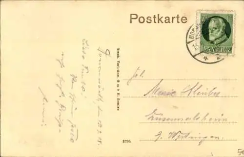 Ak Donauwörth in Schwaben Bayern, Heilig-Kreuz