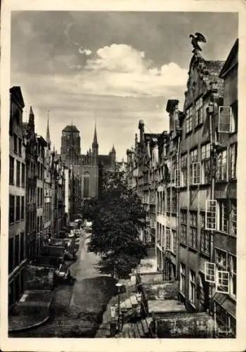 Ak Gdańsk Danzig, Frauengasse