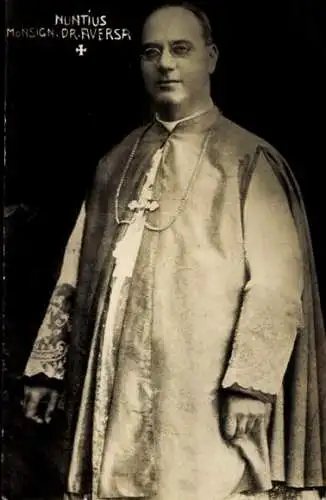 Ak Nuntius Dr. Aversa, Geistlicher, Porträt