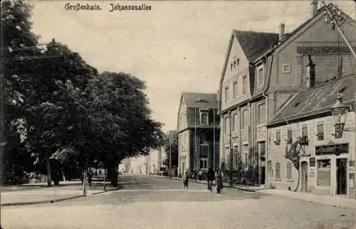 Ak Großenhain Sachsen, Johannesallee