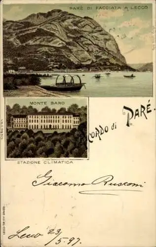 Litho Paré Lecco Lago di Lecco Lombardia, Monte Baro