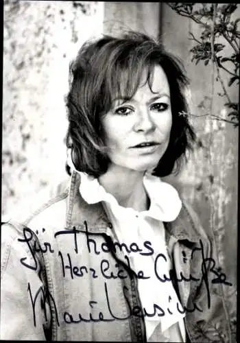 Foto Schauspielerin Marie Versini, Portrait, Autogramm